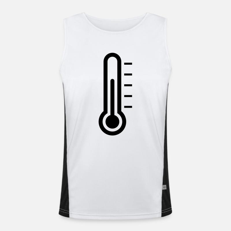 Thermometer Funktionelles Kontrast-Tank Top für Männer 