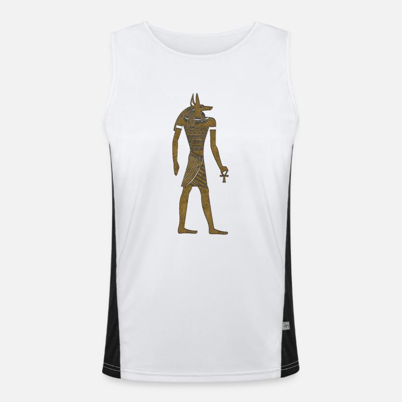 Egypte Egypte Isis Pharaons Pharaons Pyramide Afrique Débardeur respirant contrasté Homme 