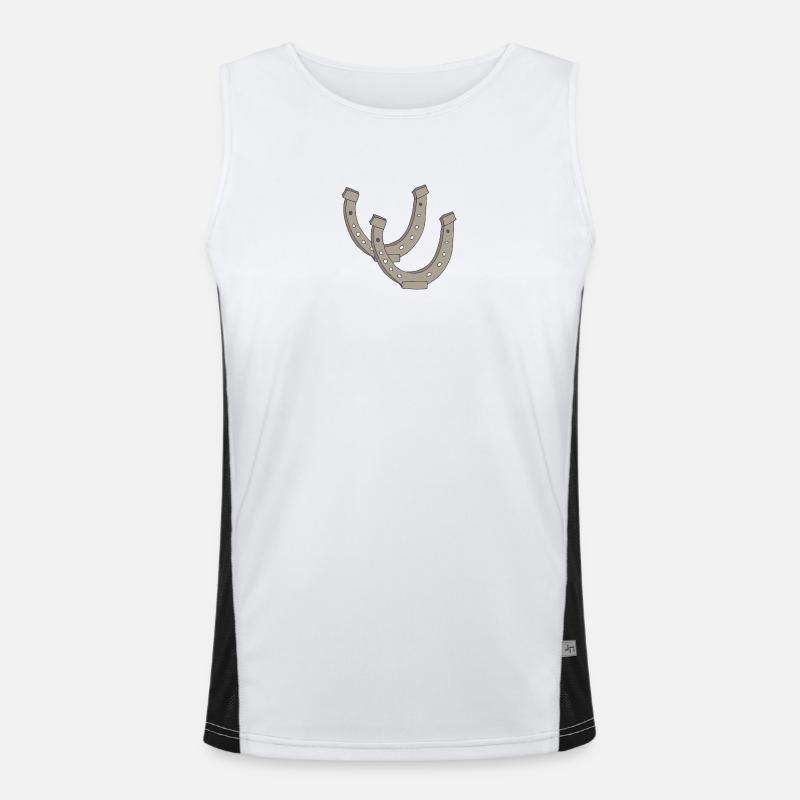 Horseshoe double Men's Functional Contrast Tank Top 