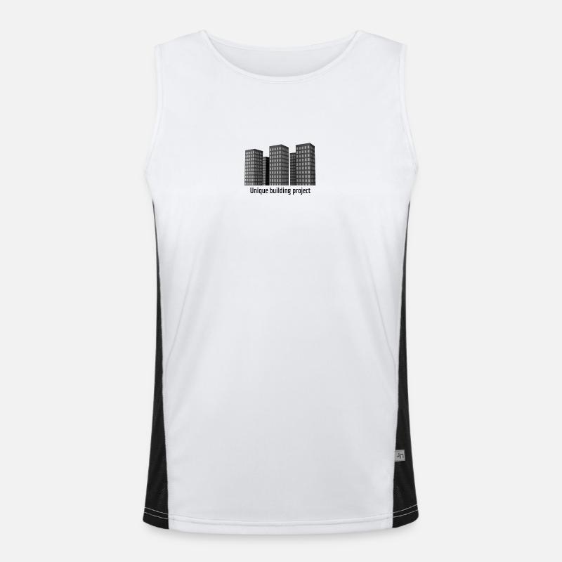 Unique Building Project Men's Functional Contrast Tank Top 