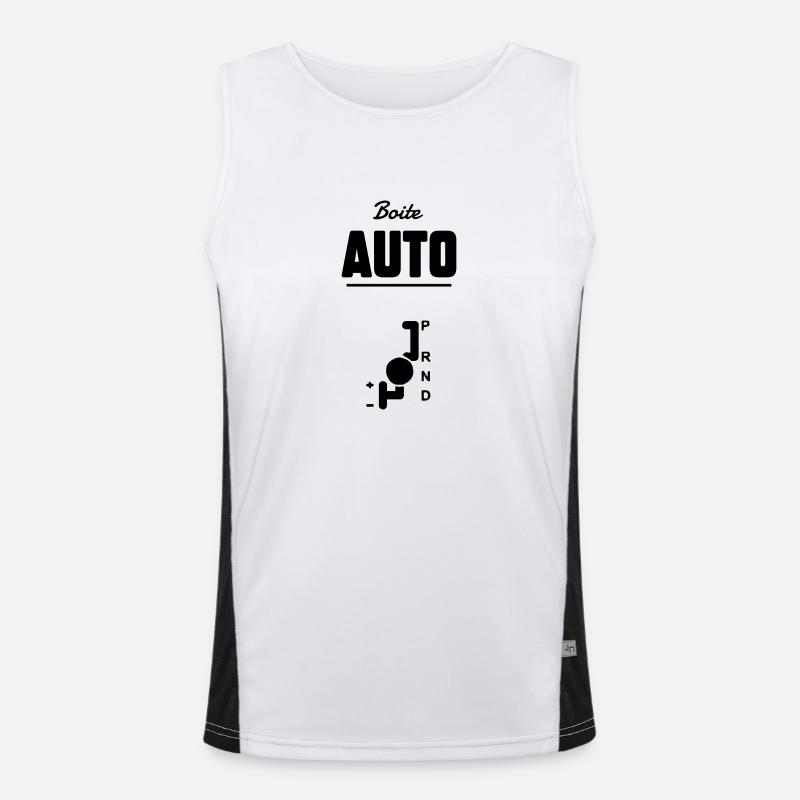 Boîte auto Débardeur respirant contrasté Homme 