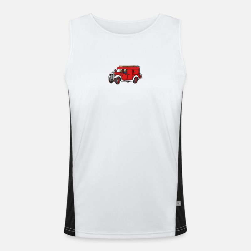 Firemen Oldie Men's Functional Contrast Tank Top 
