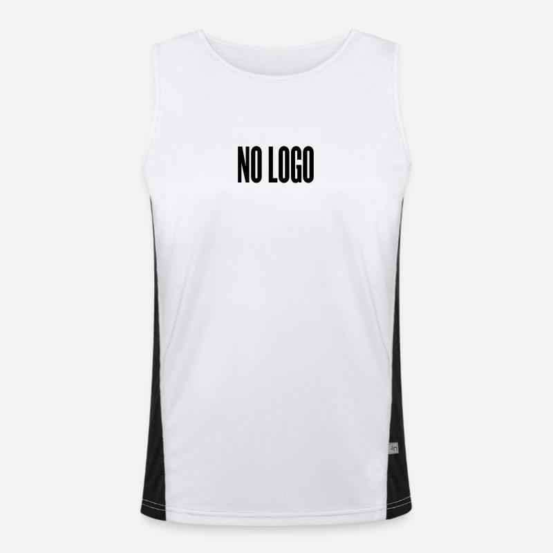 no logo Funktionelles Kontrast-Tank Top für Männer 