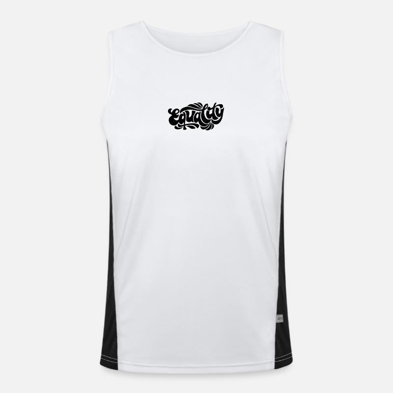 Egalité – Conception d’une déclaration féministe Débardeur respirant contrasté Homme 