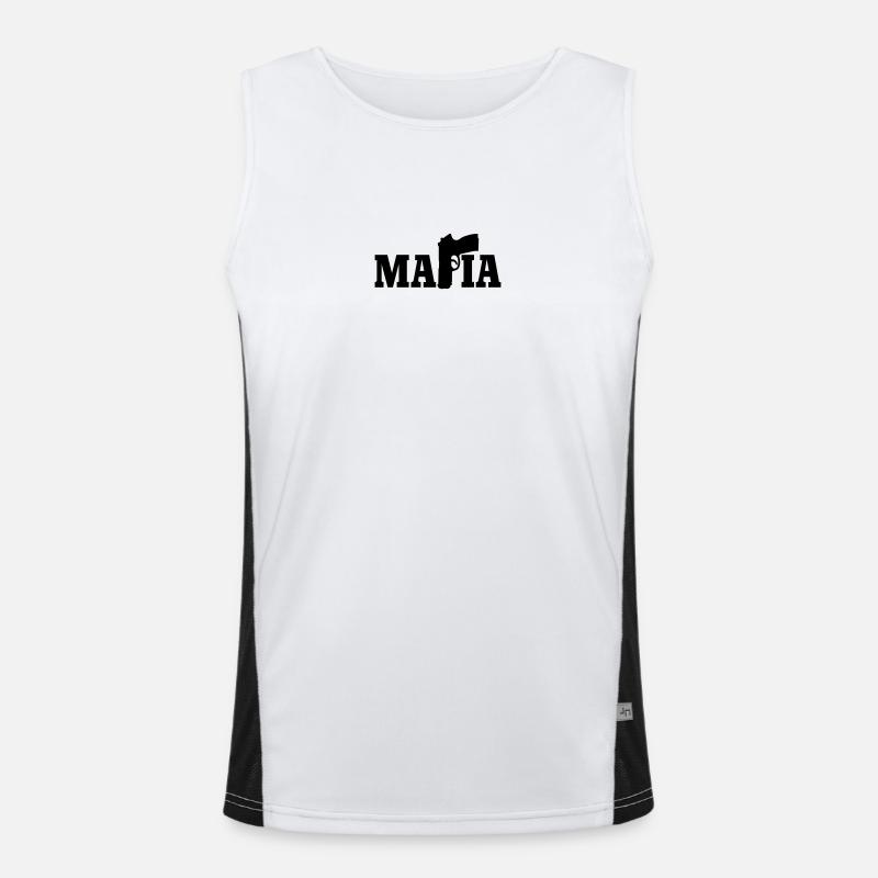 Mafia Funktionelles Kontrast-Tank Top für Männer 
