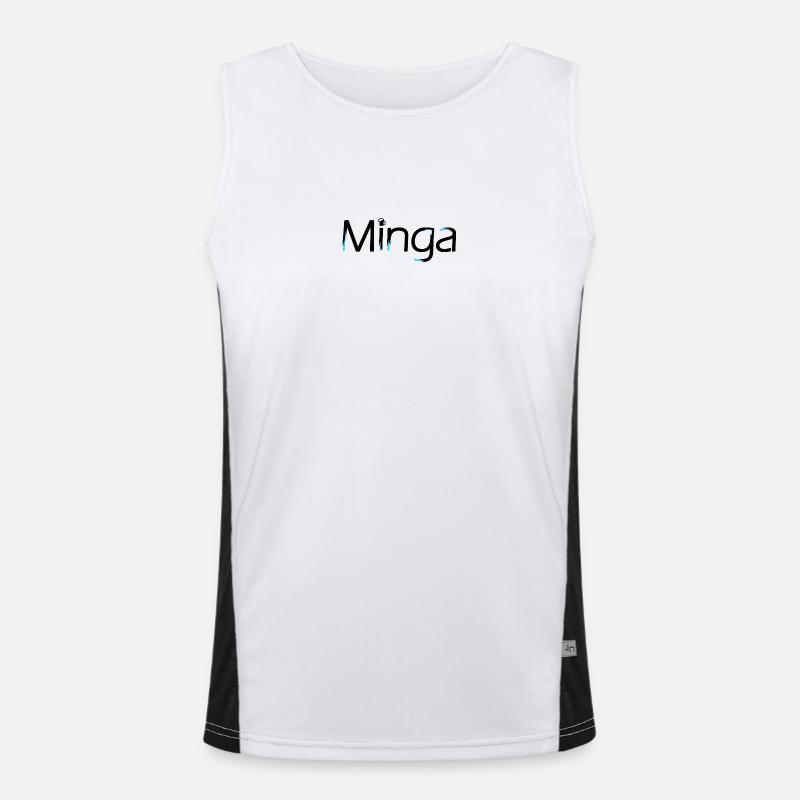 Minga Funktionelles Kontrast-Tank Top für Männer 