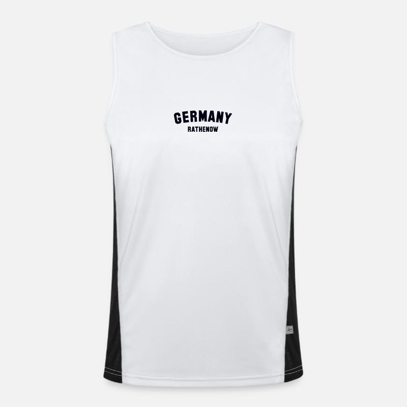 RATHENOW Germany Funktionelles Kontrast-Tank Top für Männer 