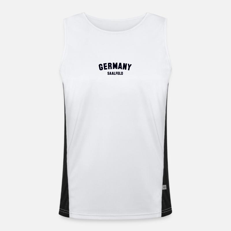 SAALFELD Germany Men's Functional Contrast Tank Top 