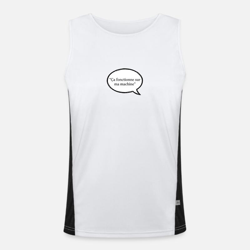 ça fonctionne sur ma machine Débardeur respirant contrasté Homme 