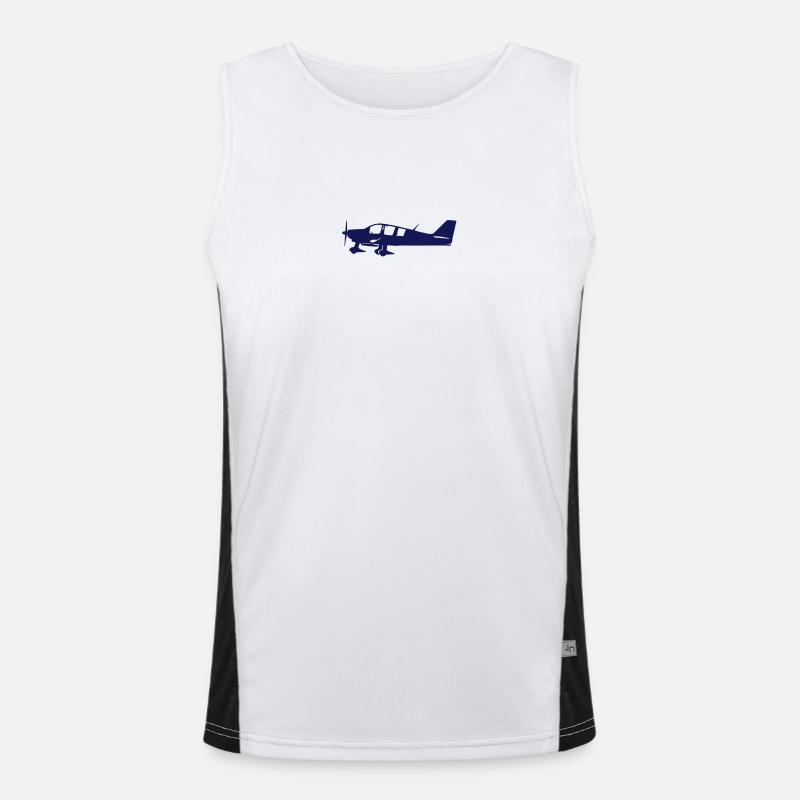 Robin DR 400 Remorqueur Funktionelles Kontrast-Tank Top für Männer 