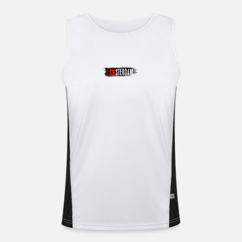 Ich bin Bold Identity Graphic Tee Funktionelles Kontrast-Tank Top für Männer 