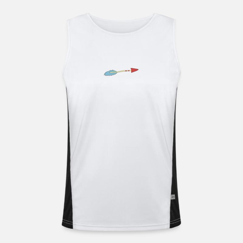 Pfeil Funktionelles Kontrast-Tank Top für Männer 