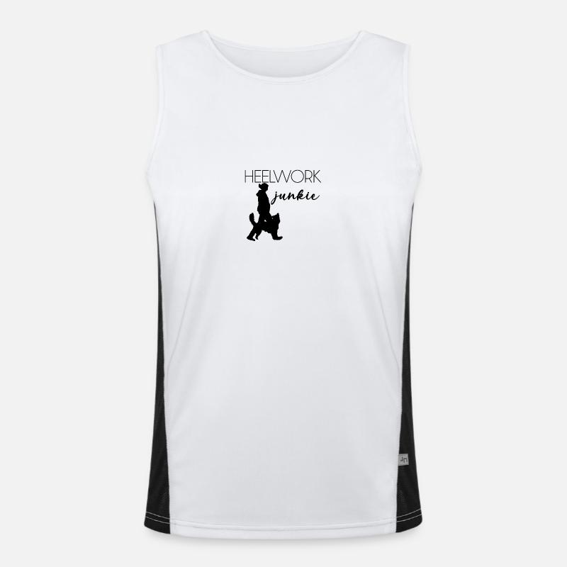TShirt HEELWORK JUNKIE Funktionelles Kontrast-Tank Top für Männer 