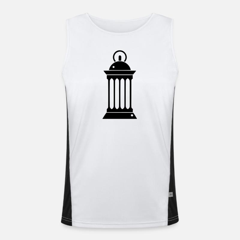 Laterne Funktionelles Kontrast-Tank Top für Männer 