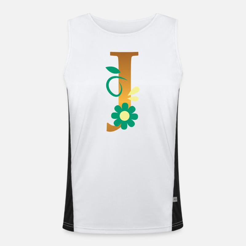 J Funktionelles Kontrast-Tank Top für Männer 