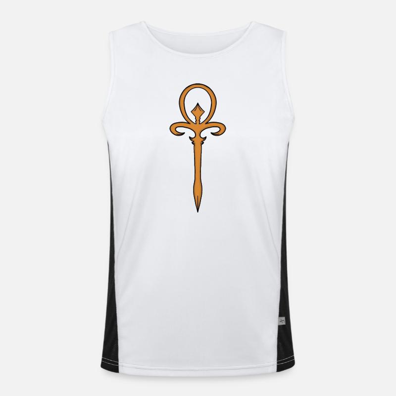 Mystical Symbol Men's Functional Contrast Tank Top 
