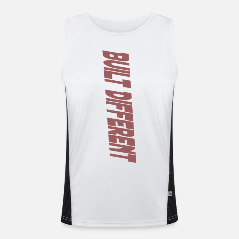 Construit différemment Débardeur respirant contrasté Homme 