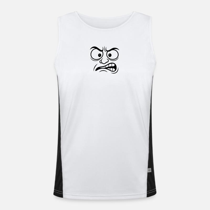 face it Funktionelles Kontrast-Tank Top für Männer 