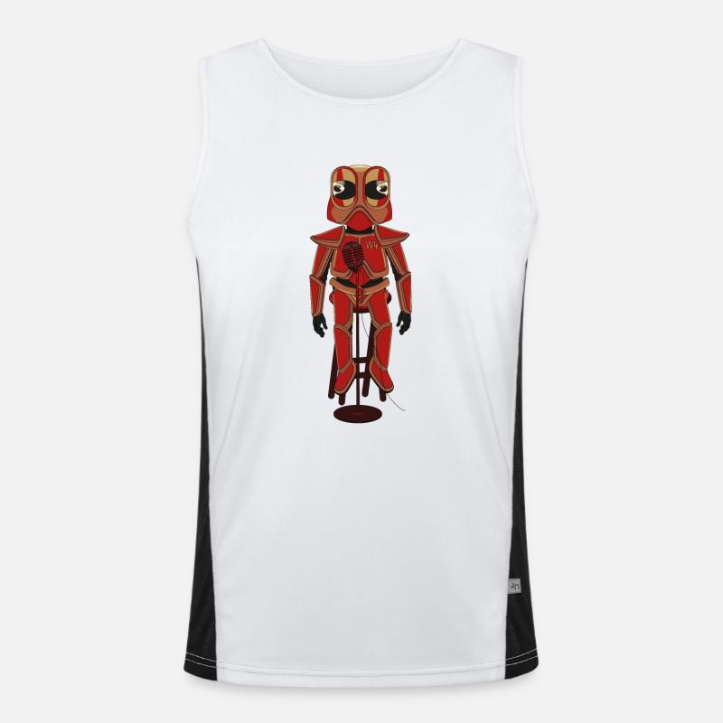 W4 Men's Functional Contrast Tank Top 