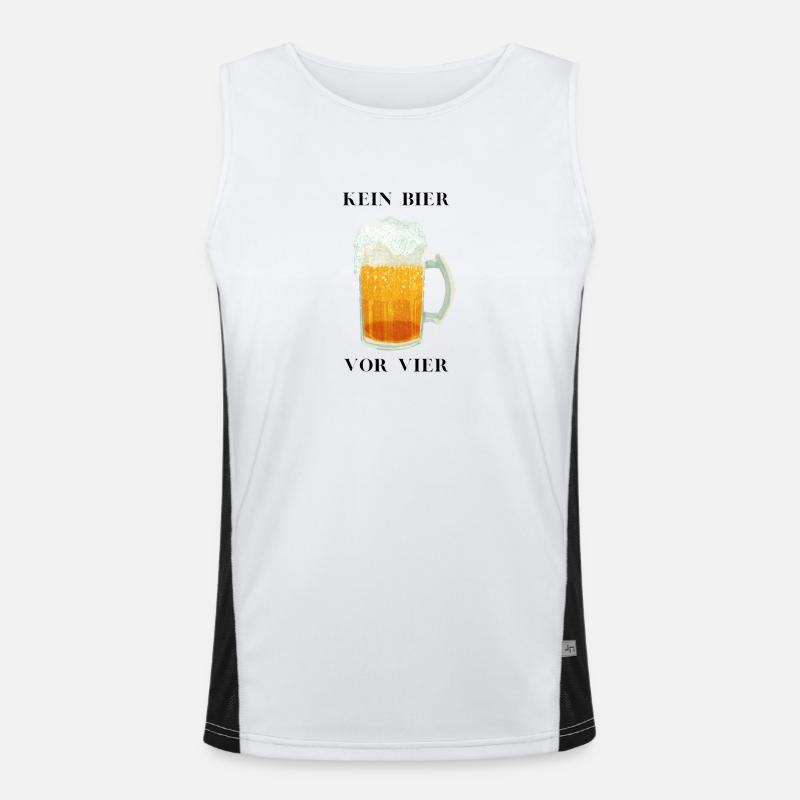 Bier Funktionelles Kontrast-Tank Top für Männer 