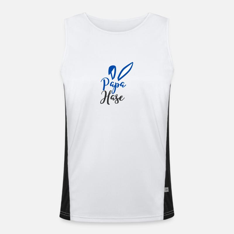 Daddy Bunny Men's Functional Contrast Tank Top 