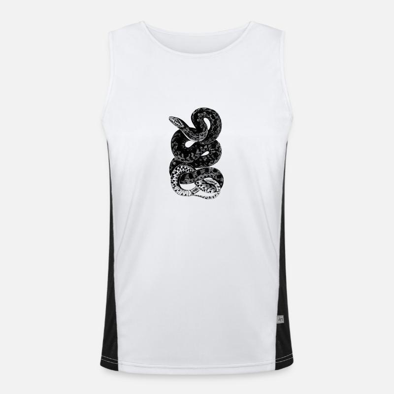 serpent Débardeur respirant contrasté Homme 