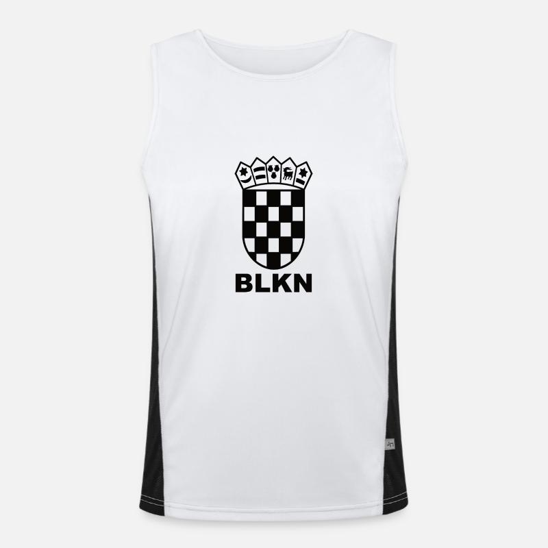 Balkan Funktionelles Kontrast-Tank Top für Männer 