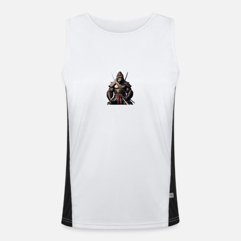 The Ninja Gorilla Funktionelles Kontrast-Tank Top für Männer 