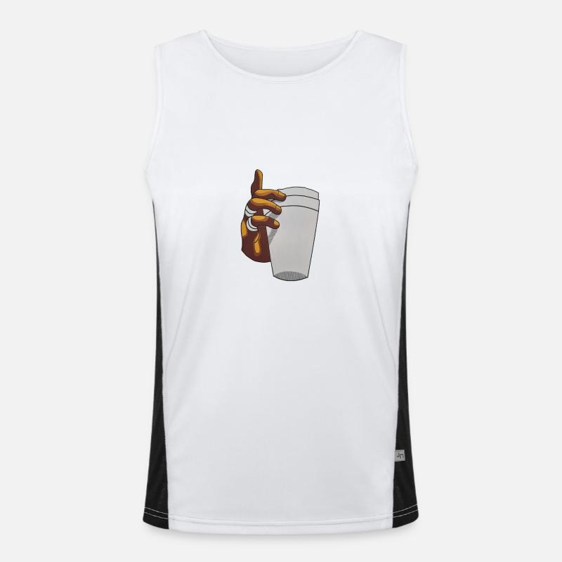 becher Funktionelles Kontrast-Tank Top für Männer 