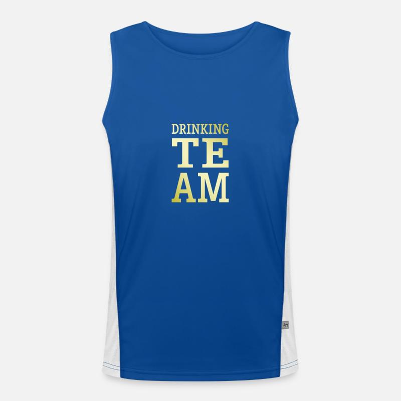 Drinking Team Mannschaft Men's Functional Contrast Tank Top 