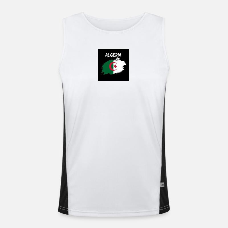 Algeria Men's Functional Contrast Tank Top 