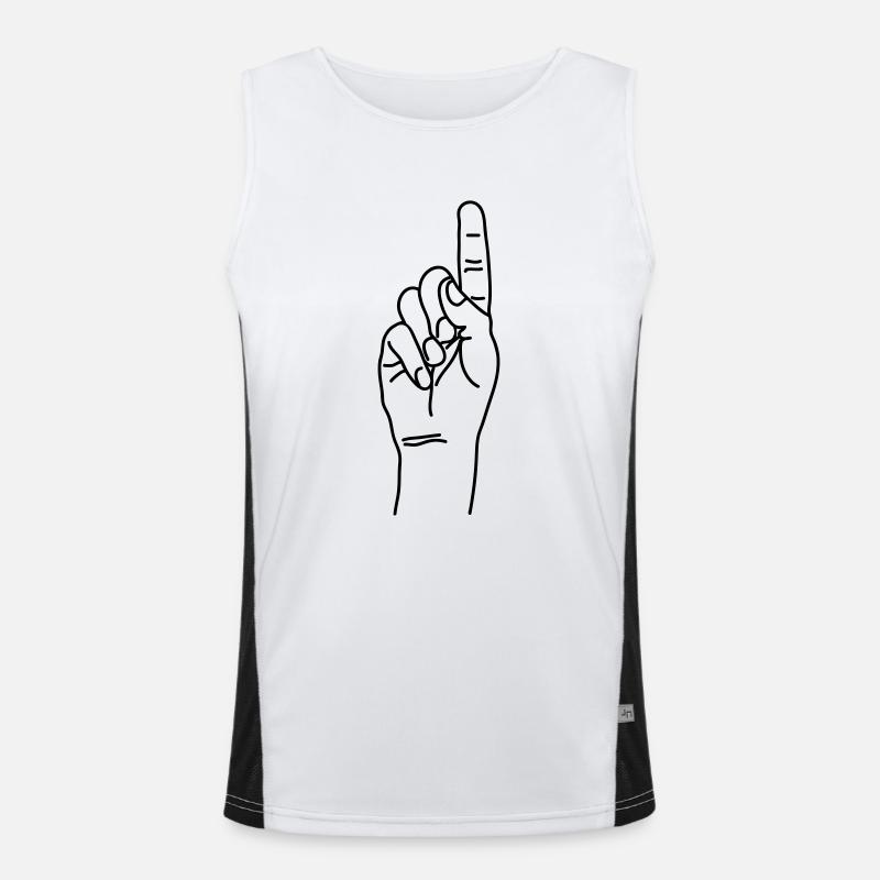 zeigefinger Débardeur respirant contrasté Homme 