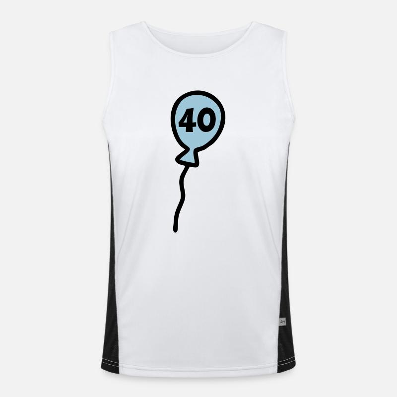 40 Luftballon - V2 Funktionelles Kontrast-Tank Top für Männer 