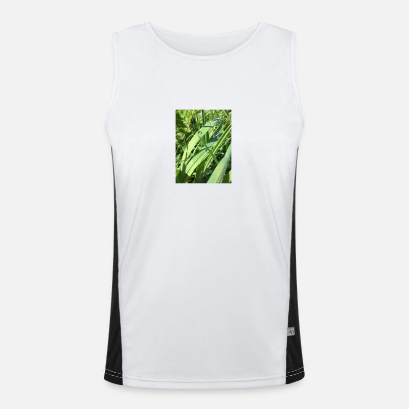 Raindrop Funktionelles Kontrast-Tank Top für Männer 