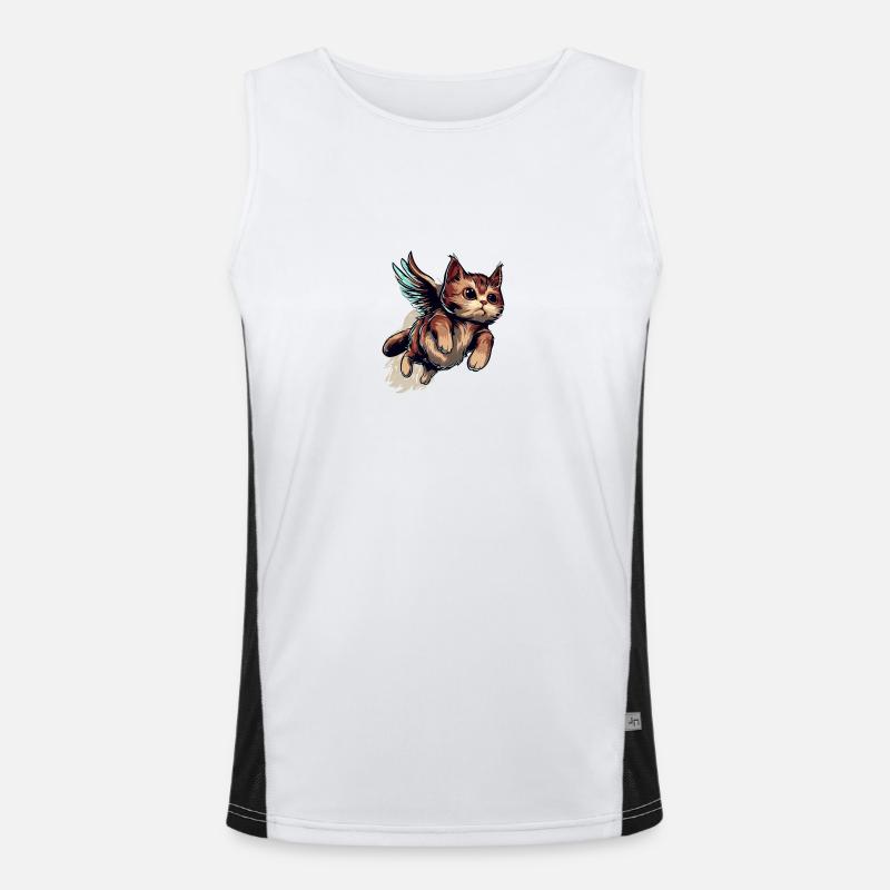 Chat volant Débardeur respirant contrasté Homme 