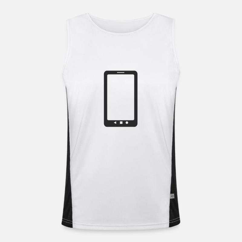 Handy! Geschenkidee Geschenk Funktionelles Kontrast-Tank Top für Männer 