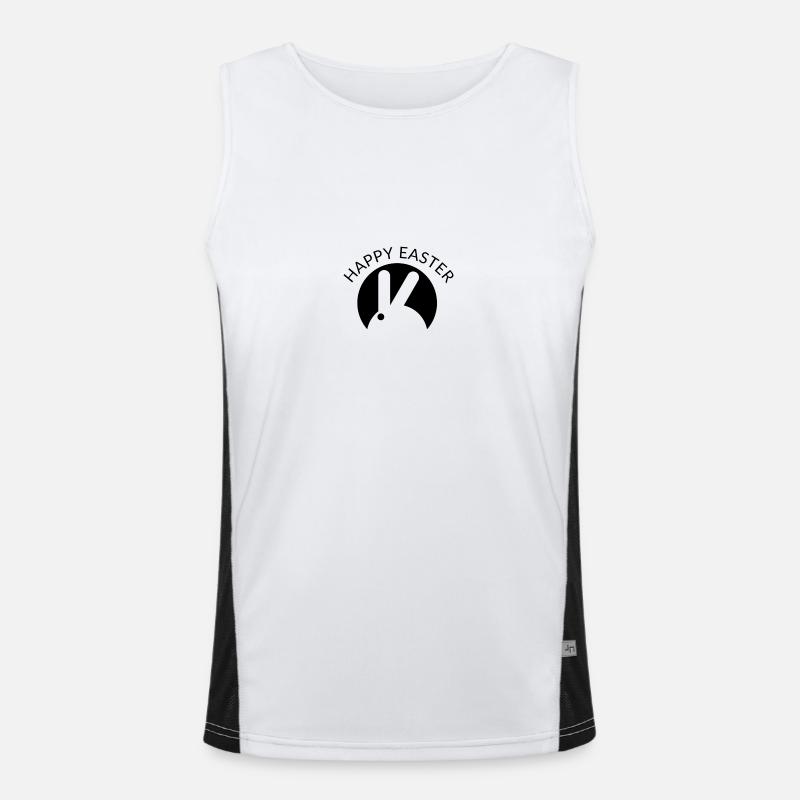 Happy Easter Men's Functional Contrast Tank Top 