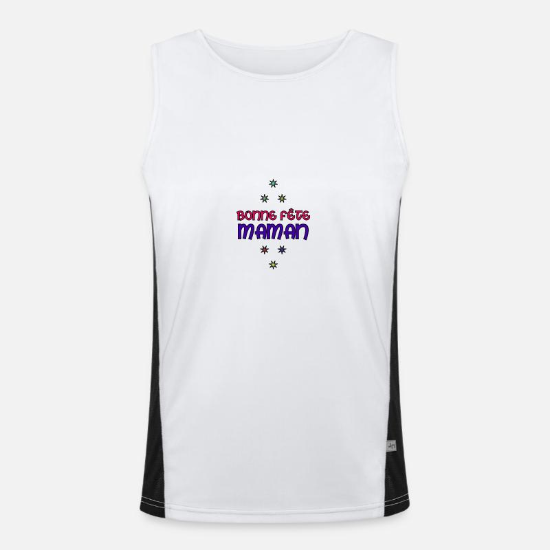 SCHÖNEN MUTTERTAG. Mama. MUTTERTAG. ICH LIEBE DICH Funktionelles Kontrast-Tank Top für Männer 
