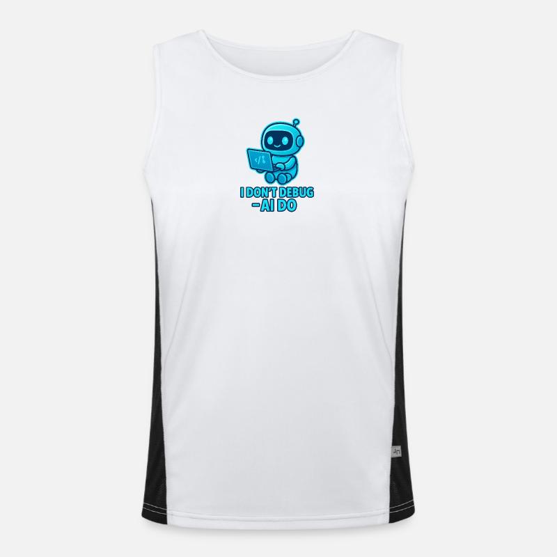 AI Debug: AI takes over debugging Men's Functional Contrast Tank Top 