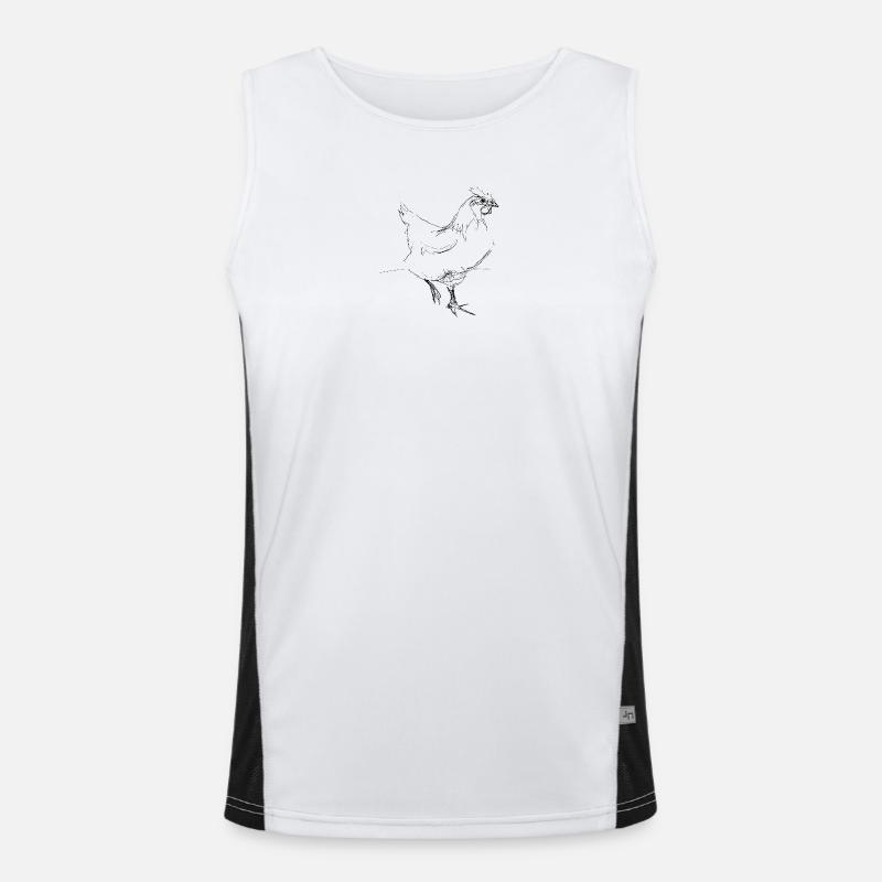 Chicken Men's Functional Contrast Tank Top 