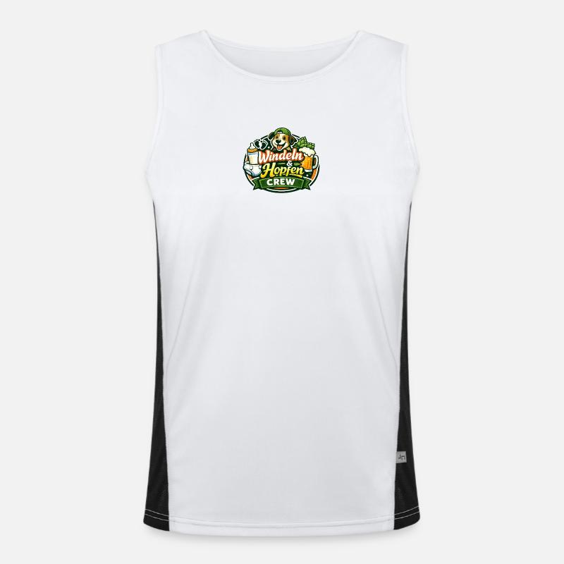 Équipe Diapers & Hops Débardeur respirant contrasté Homme 