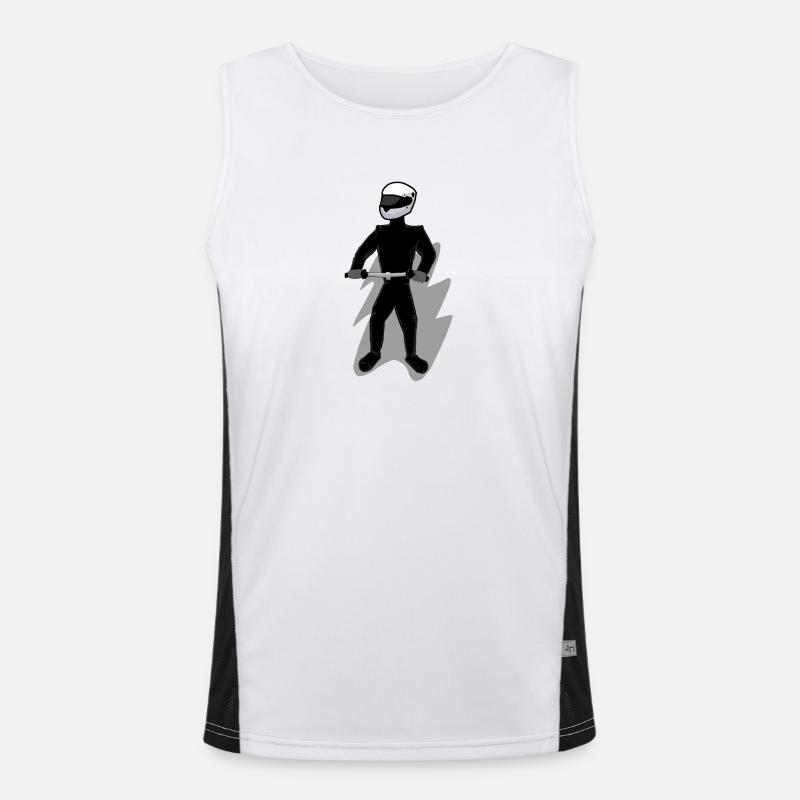 hobby biker Men's Functional Contrast Tank Top 