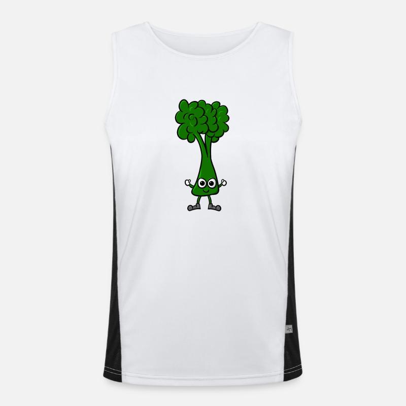 Brocoli BD Débardeur respirant contrasté Homme 