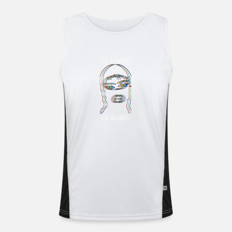No face no problem Men's Functional Contrast Tank Top 