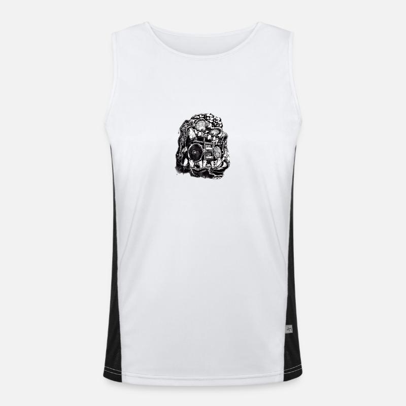 23tekno Men's Functional Contrast Tank Top 