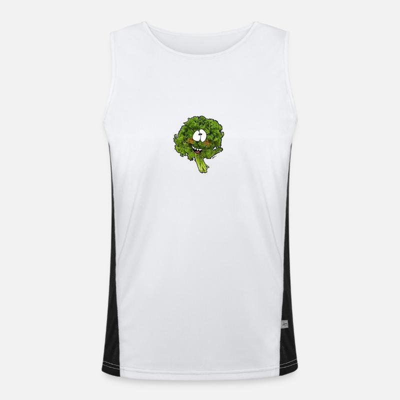 Petersilie Funktionelles Kontrast-Tank Top für Männer 