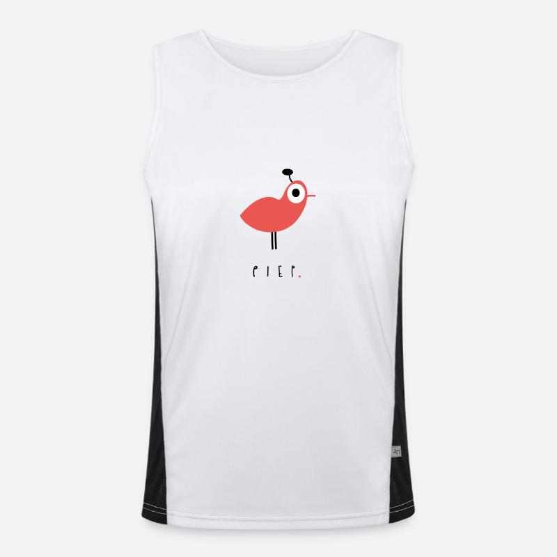 Vogel Funktionelles Kontrast-Tank Top für Männer 