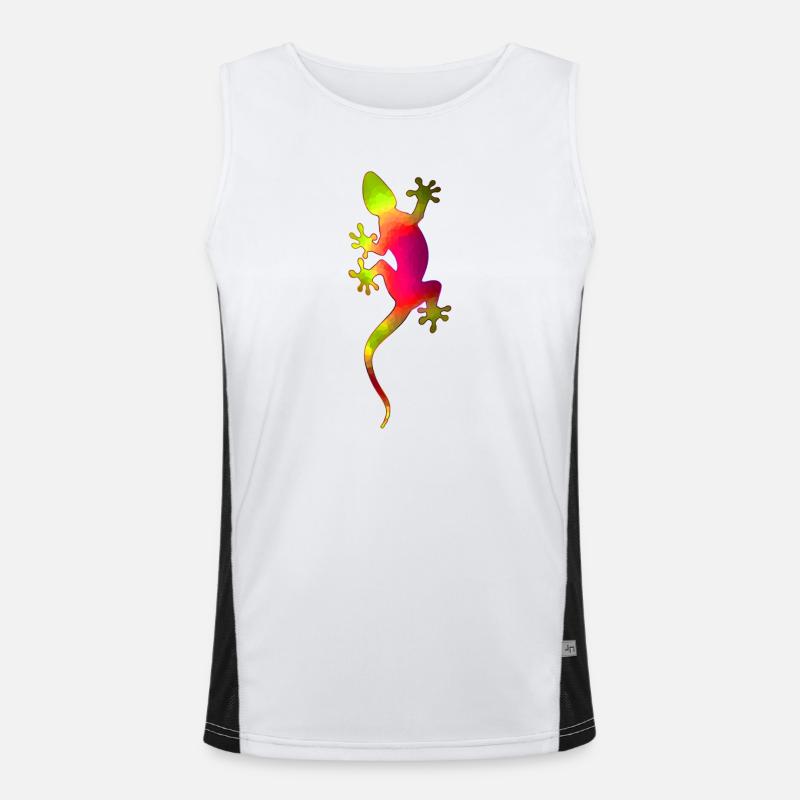 Gecko 1.1 Funktionelles Kontrast-Tank Top für Männer 