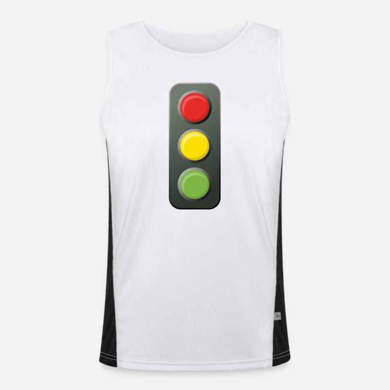 Ampel Funktionelles Kontrast-Tank Top für Männer 