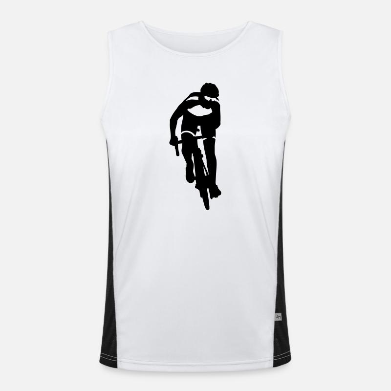 Coureur Débardeur respirant contrasté Homme 